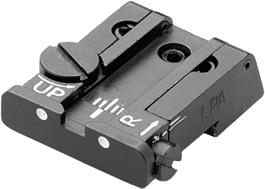 CZ P-10 fully adjustable rear sight | white dots