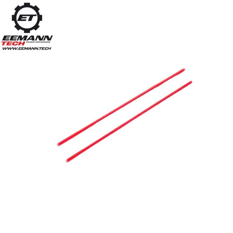 Fiber optic replacement rod | 2 pcs - Red 1.0 mm