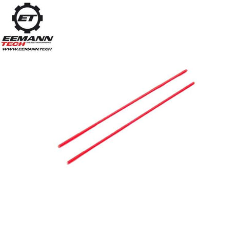 Fiber optic replacement rod | 2 pcs - Red 1.0 mm