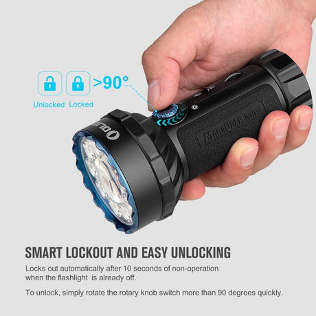 Olight Marauder Mini | multi-color rechargeable flashlight | 7 000 lm