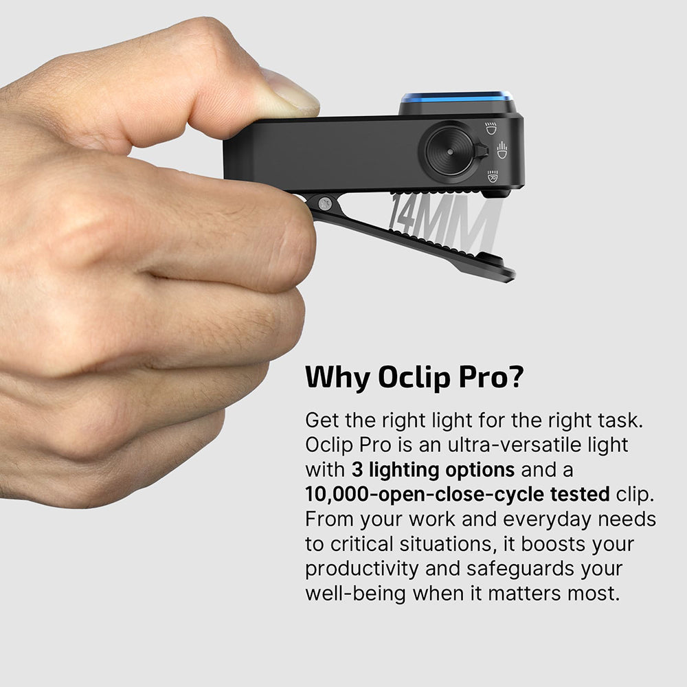 Olight Oclip Pro | multifunctional clip flashlight | 500 lm