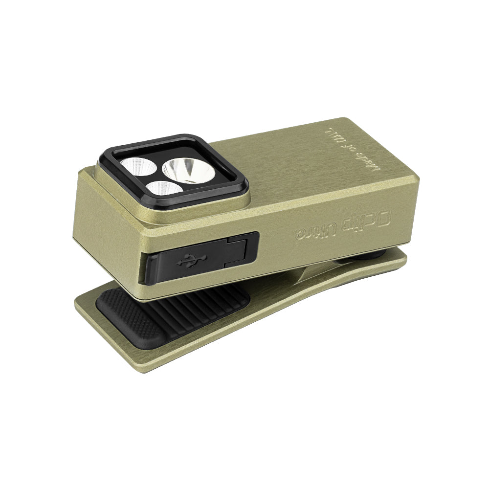 Olight Oclip Ultra | 3-in-1 clip-on EDC light | 530 lm - Olive Green