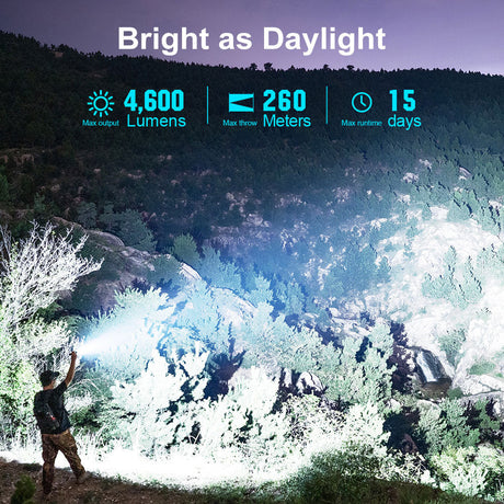 Olight Seeker 4 Pro | high-power flashlight | 4 600 lm