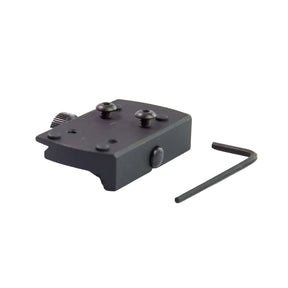 Picatinny red dot mount with thumb nut | Shield RMSc footprint