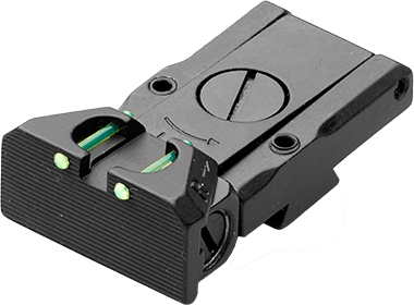 Remington 1911 R1 adjustable rear sight | fiber optic