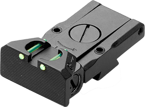 Remington 1911 R1 adjustable rear sight | fiber optic