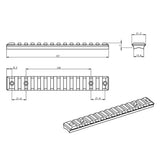 Savage 110 Short Action Picatinny rail [steel]