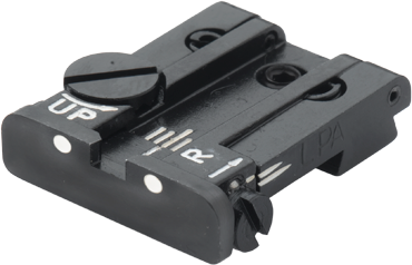 Sig [P220 P225 P226 P227 P229 P320] adjustable rear sight | white dots