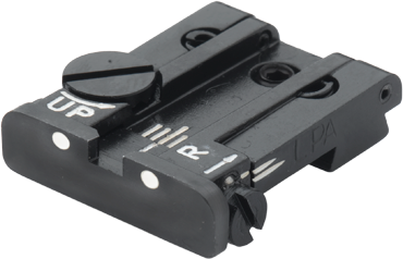 Sig [P220 P225 P226 P227 P229 P320] adjustable rear sight | white dots