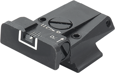 Smith & Wesson [645 745] adjustable rear sight | white lines