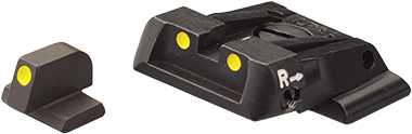 Smith & Wesson M&P adjustable sights | luminescent dots