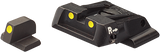 Smith & Wesson M&P adjustable sights | luminescent dots