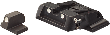 Smith & Wesson M&P adjustable sights | white dots