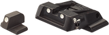 Smith & Wesson M&P adjustable sights | white dots