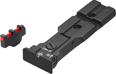 Smith & Wesson revolver [686 629 19 66 586 & other] red dot ready adjustable sights | fiber optic