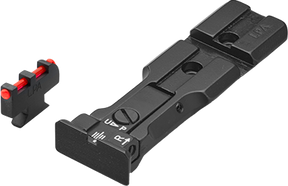 Smith & Wesson revolver [686 629 19 66 586 & other] red dot ready adjustable sights | fiber optic