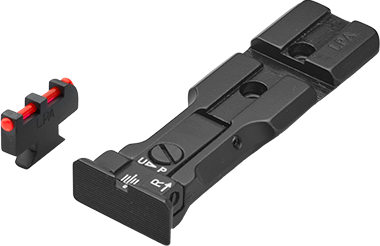 Smith & Wesson revolver [686 629 19 66 586 & other] red dot ready adjustable sights | fiber optic