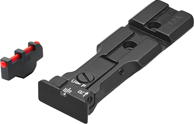 Smith & Wesson revolver [686 629 19 66 586 & other] red dot ready adjustable sights | fiber optic