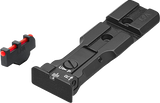 Smith & Wesson revolver [686 629 19 66 586 & other] red dot ready adjustable sights | fiber optic