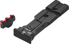 Smith & Wesson revolver [686 629 19 66 586 & other] red dot ready adjustable sights | fiber optic