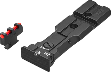 Smith & Wesson revolver [686 629 19 66 586 & other] red dot ready adjustable sights | fiber optic