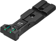 Smith & Wesson revolver [686 629 19 66 586 & other] red dot ready adjustable rear sight | fiber optic