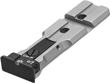 Smith & Wesson revolver [686 629 19 66 586 & other] red dot ready adjustable rear sight | blank